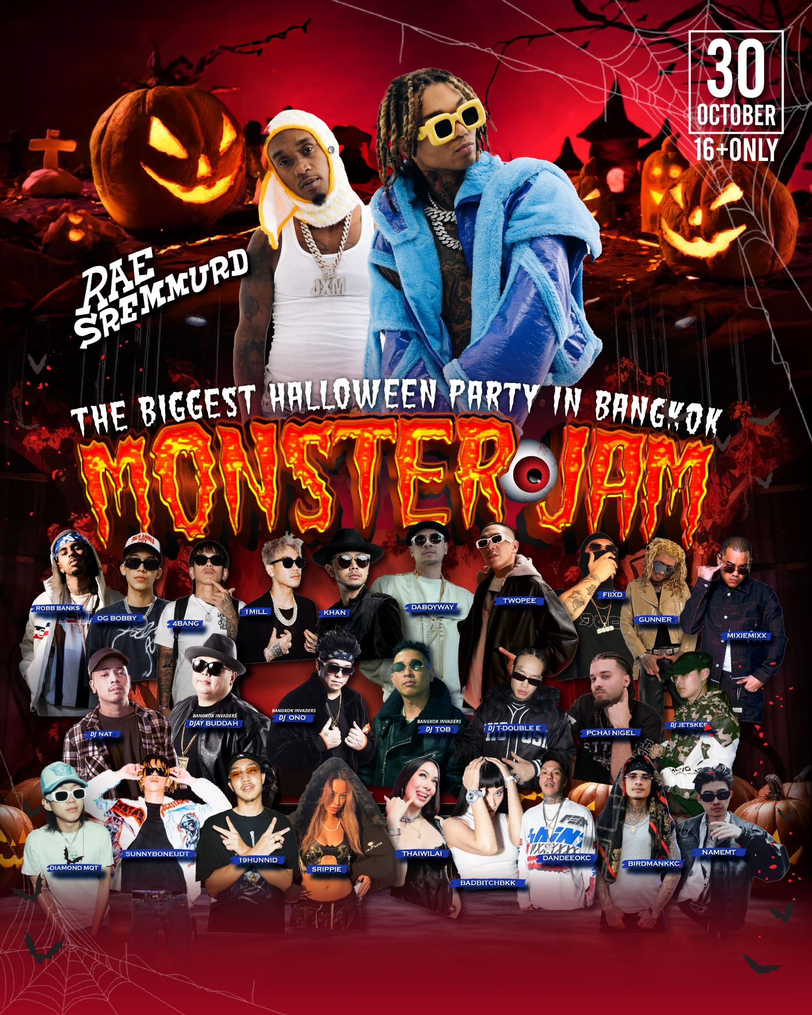 MonsterJam BKK DJ Lineup